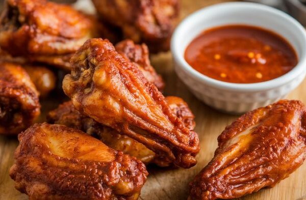 Crispy Air Fryer Chicken Wings & Hot Wings Recipe