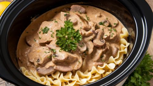 Easy Crock Pot Beef Stroganoff Recipe for Comfort Food Lovers