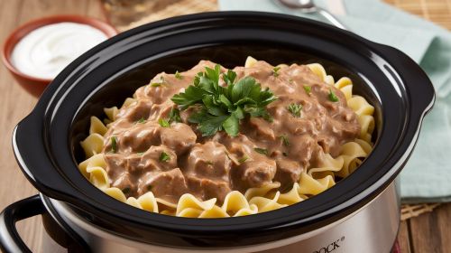 Easy Crock Pot Beef Stroganoff Recipe for Comfort Food Lovers