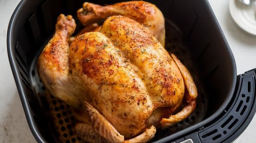 How to Whole Roast Chicken Easily in Air Fryer