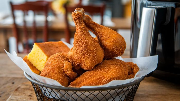 Juicy Fried Chicken and Southern Style in Air Fryer