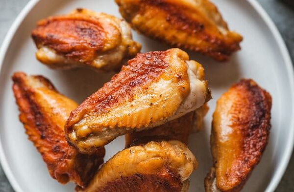 Quick Frozen Chicken Wings Made in Air Fryer